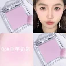Too Tender ~ Blush Roxo Blush Azul Iluminador Monocromático Blush Puro Desejo Natural Alto Brilho Contorno Estudante Fes