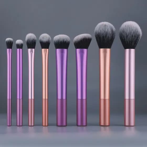 3 pçs 8 pçs 12 pçs Blush maquiagem pó escova base macia fofo portátil maquiagem Super macio fixo macio cabelo iluminador