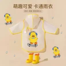Crianças crianças capa de chuva meninos botas de chuva terno jardim de infância feminino bebê Poncho crianças estudantes