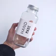 Garrafa de leite de vidro fermentação fria fermentação fria garrafa vazia resistente ao calor copo de bebidas suco gelad