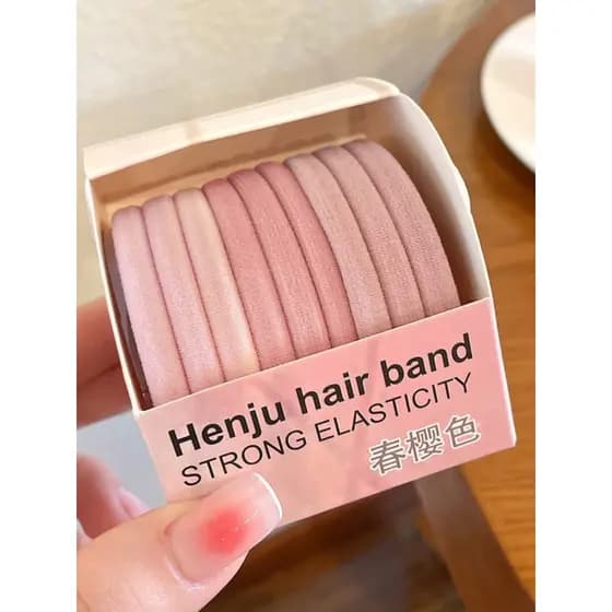 Coreano simples gravata cabelo sem costura faixa de borracha bandana novo estilo influenciador cocar ins menina corda de