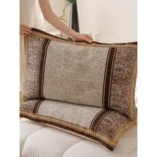 Uma classe preguiçosa A algodão puro algodão gaze fronha macia b & b Baen estilo resistente à sujeira absorvente de suor