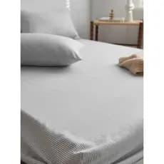 Preguiçoso preguiçoso algodão puro velho pano grosso impressão reativa tingimento pele-amigável elástico simples dormir
