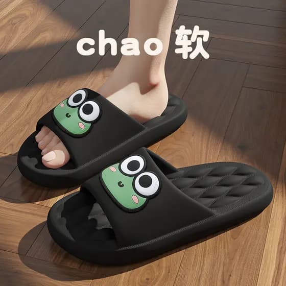 Chinelos masculinos verão ao ar livre Wear 2026 novo estilo interior casa banheiro banho doméstico antiderrapante mudo e