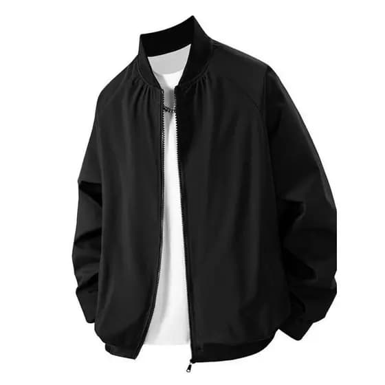 Uniforme de beisebol jaqueta masculina primavera outono tendência cor sólida solta Casual jaqueta de vôo jaqueta masculi