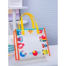 Shangying @ verão transparente pvc geléia saco feminino grande capacidade bolsa inspeção de produção mamãe saco Outing l