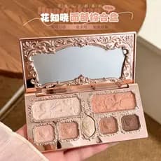 Teto Sweet Desire!Flor sabe morango cupido Facial paleta abrangente sombra Blush alto brilho reparação sombra