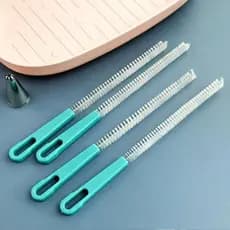 Ferramenta útil para lavagem de lótus em aço inoxidável Escova de lavagem de raiz de lótus Escova de bico de decoração L