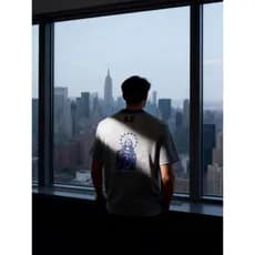 2026 luz luxo novo produto High-End Design masculino em torno do pescoço de manga curta camiseta negócios Casual moda to