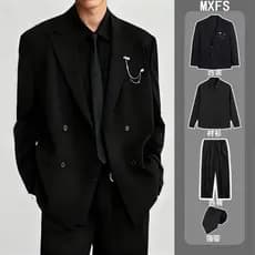 DK uniforme terno solto rufião bonito primavera outono negócios Formal Wear vestido Casual casamento Premium terno jaque