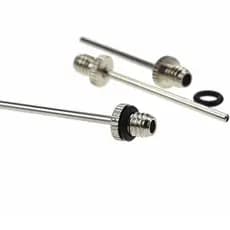 Cesta de basquete agulha de ar bola de Metal agulha futebol bola de couro brinquedo Universal agulha inflável equipament