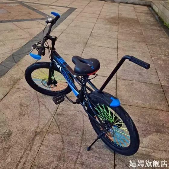 Bicicleta haste auxiliar braço push rod pessoas preguiçosas aprendizagem auxiliar bicicleta ciclismo segurança crianças