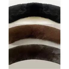 Colar falso quente Universal masculino sem lã simulação gola de pele preto algodão casaco para baixo jaqueta casaco de p
