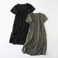 Japonês único raro casa verão puro algodão vestido de maternidade amamentação vestido de manga curta