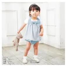 Japonês pedido Original crianças verão barriga macacão crianças sem mangas macacão Shorts bebê puro algodão macacão dois