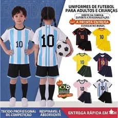 Conjunto Masculino Visual Time Camisa e Short Para Partida