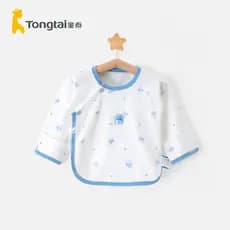 Tongtai roupas de bebê recém-nascido algodão puro meia volta roupas bebê recém-nascido topos monge roupas outono roupa i