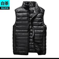 Primavera outono inverno para baixo acolchoado jaqueta colete masculino de alta qualidade versão coreana colete térmico