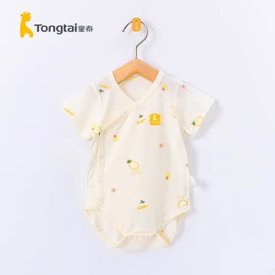 Tongtai bebê roupas de verão triângulo macacão bebê macacão meninos meninas bebê Modal fino manga curta macacão