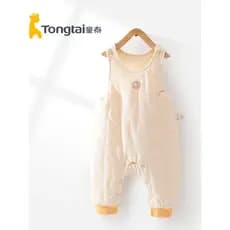 Tongtai macacão de bebê outono inverno puro algodão macacão de bebê recém-nascido roupas de bebê engrossado macacão