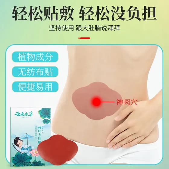 Yunnnan Materia Medica folha de lótus grande barriga remendo preguiçoso umbigo remendo absinto remendo moxabustão remend