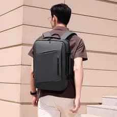 Mochila de negócios expansível 17L a 31L multifuncional bolsa de computador viagem de negócios mochila de viagem 900D te