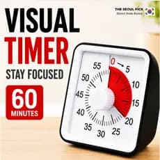 Tamsa Silent Digital Timer Cronômetro De Contagem Regressiva Para Gerenciamento De Tempo De Cozinha De Estudo
