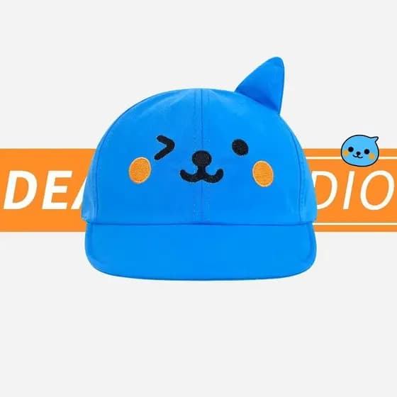 [Estoque pronto] Novo estilo chapéu de sol moda primavera outono bonito urso chapéu verão masculino feminino olhar rosto