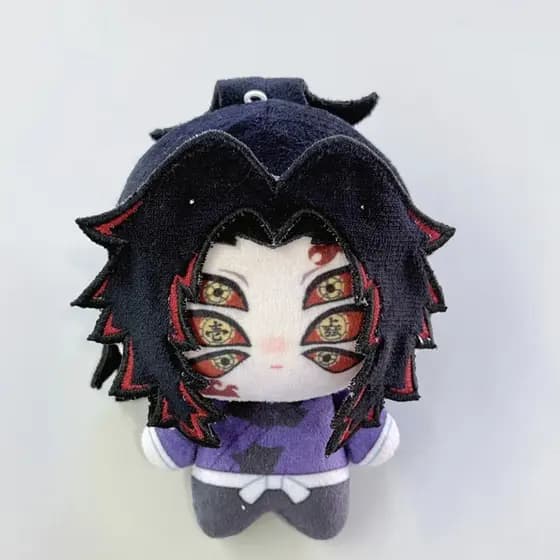 Anime 10cm ‌ Demon Slayer Kokushibo Douma Boneca De Pelúcia Pingente Dos Desenhos Animados Cosplay Brinquedo Presente De