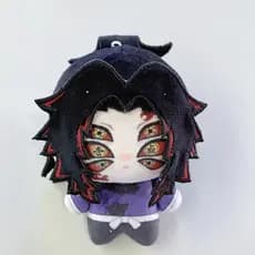 Anime 10cm ‌ Demon Slayer Kokushibo Douma Boneca De Pelúcia Pingente Dos Desenhos Animados Cosplay Brinquedo Presente De
