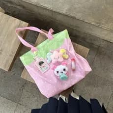 2025 Novo Estilo Bolsa de Lona Morango Bolsa de Ombro