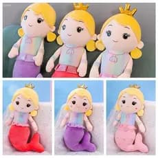 ADAMES Sereia Princesa Bonecas De Pelúcia , Brinquedos Algodão Cheio 30cm/40cm Macio