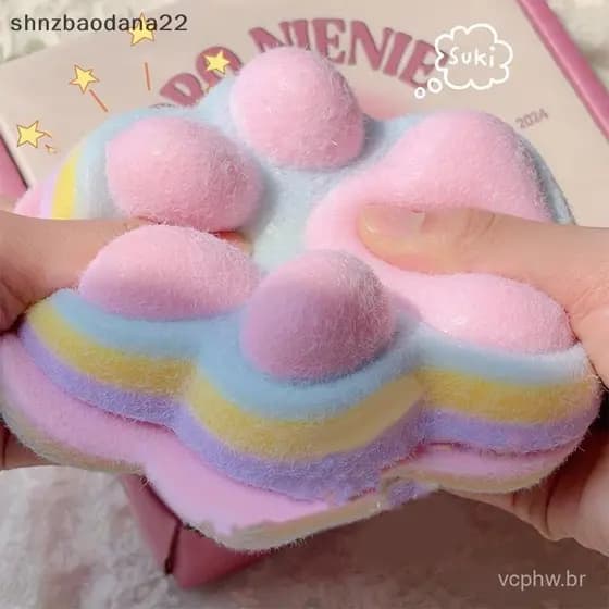 Brinquedo de Alívio de Estresse em Forma de Pata de Gato Jumbo, Brinquedo Sensorial para Alívio de Estresse