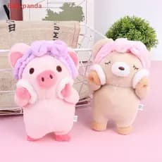 Coelho Urso De Porquinho Pelúcia Macia Brinquedo Chaveiro Pingente Criança Presente