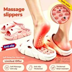 Sapatos De Massagem Magnética Chinelo Interno Femininos Antiderrapantes De Sola Grossa Resistente Ao Desgaste Para Promo