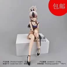 Figura em caixa do personagem Kaido do anime Onimatsu em pose sentada de professor, merchandise de jogo ZCEK