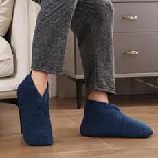 Meias De Chão De Inverno , Pelúcia Grossas De Lã Coral Com Tubo De Tornozelo Macias De Malha Para Dormir