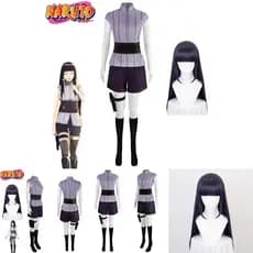 Hyuga Especial Naruto Hinata Cosplay Traje Conjunto De Roupa De Presente De Halloween