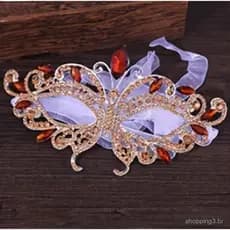 Máscara De Máscaras De Cristal Feminina Strass Fantasia Festa À Noite Para Baile Banquete Cosplay