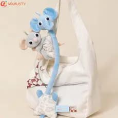 MXMUSTYZA Pingente De Bolsa Dachshund , Chaveiro De Pelúcia De Elefante De Pescoço Longo Estilo Fofo De Ursinho , 40 Cm