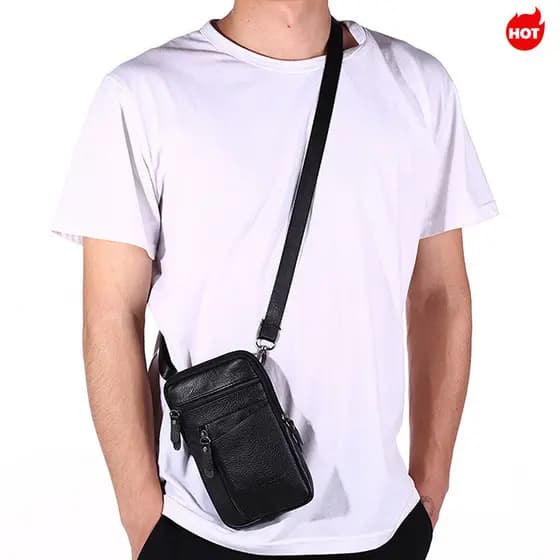 < LA > Bolsa De Ombro Esportiva Masculina Casual Ao Ar Livre Para Celular Leve Crossbody Mensageiro Esportes