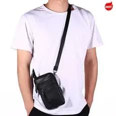 < LA > Bolsa De Ombro Esportiva Masculina Casual Ao Ar Livre Para Celular Leve Crossbody Mensageiro Esportes