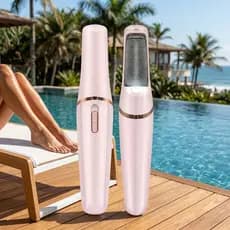 Pedicure Elétrico Lixadeira De Pé Profissional Rosa Recarregável Melhor Preço Shopee Removedor De Sujeira Pés