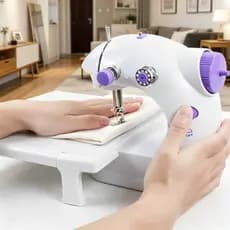 Mini Maquina De Costura Eletrica Portatil Para Conserto De Roupas