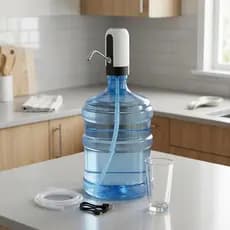 Bomba De Agua Eletrica Para Galao Dispensador Automatico Recarregavel USB