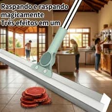 Rodo Mop Plano De Limpeza Com Sistema De Auto Torcao E Microfibra