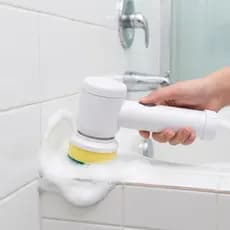 Esfregao Eletrico Giratorio 5 Em 1 Para Banheiro E Cozinha
