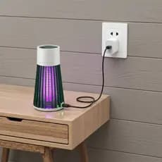 Repelente Eletronico Mata Mosquito Luminaria De Luz Violeta