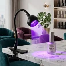 Lâmpada LED UV USB Para Unhas de Gel Design Com Clipe Ajustável Lanterna de Secagem Rápida Profissional