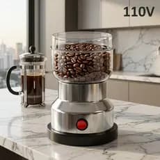 Triturador De Alimentos E Moedor De Cafe Eletrico Inox 110V